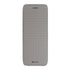 Ampex self-inflating sleeping pad in light gray, shown from above with quilted texture and rounded corners.
