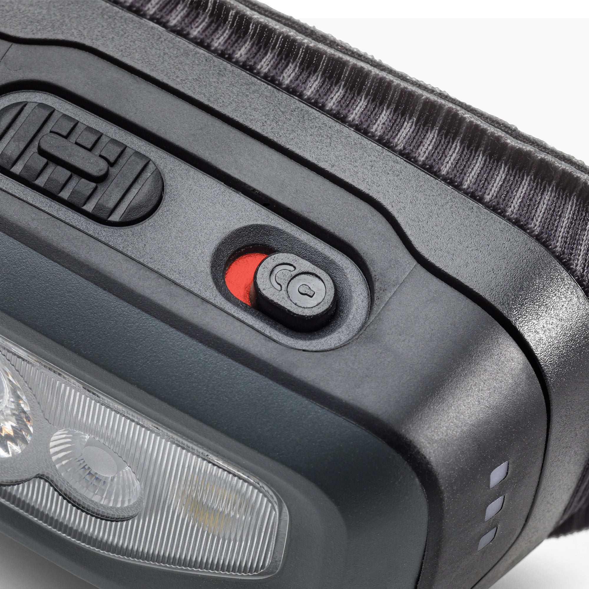 Close-up of the headlamp&