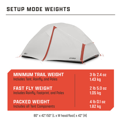 Lightweight Backpacking Tent | 2 Person