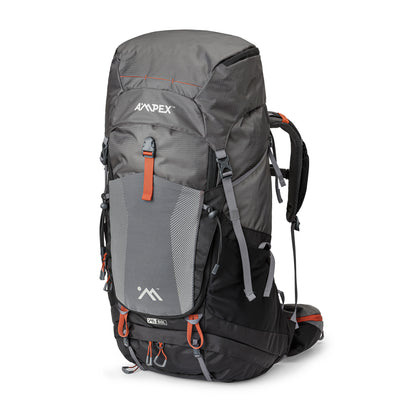 AMPEX 50L Excursion Backpack, Black Red