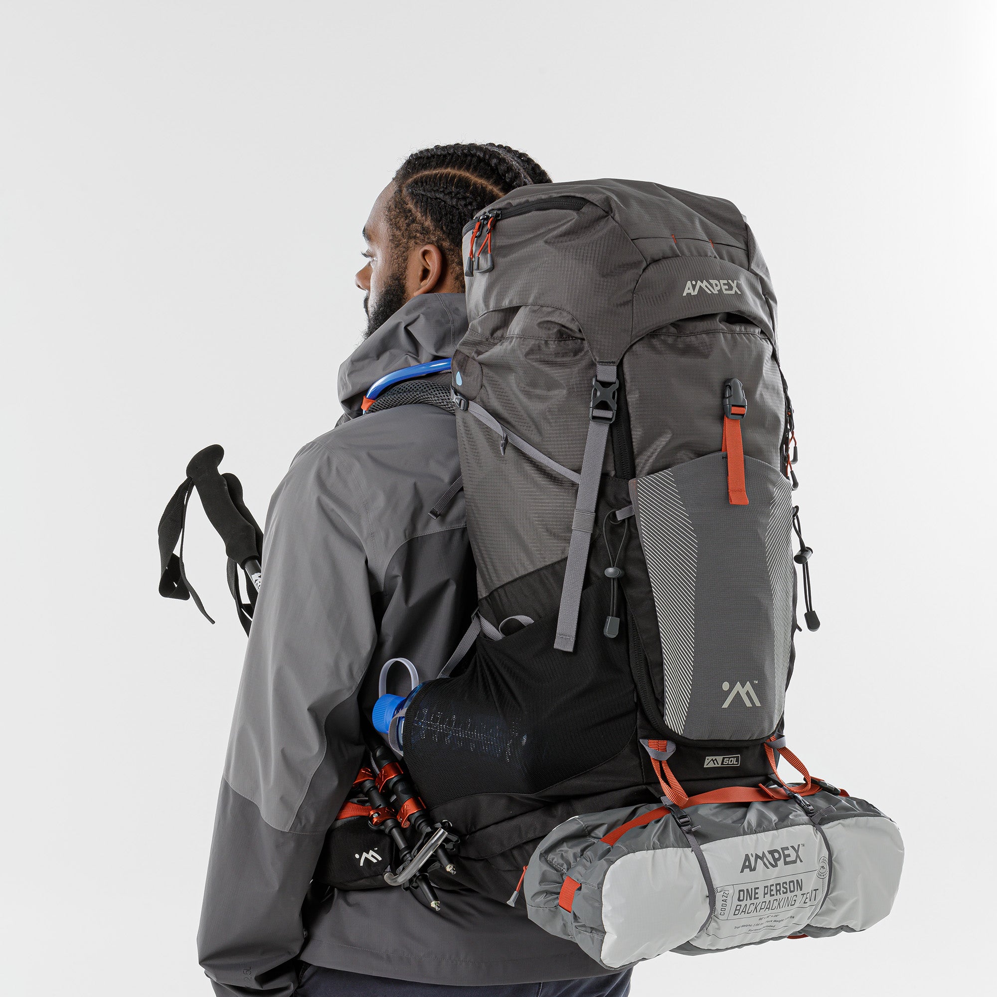 Hiking Backpack 50L Ampex Gear